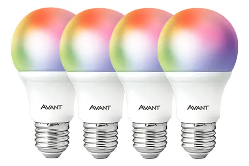 kit-4-lampadas-led-smart-inteligente-wi-fi-alexa-google-10w-rgb-e27-cod-290028177-4-avant-neo - Imagem