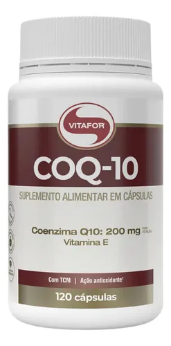 coenzima-coq10-vitafor-200mgdose-120-capsulas-vitafor - Imagem