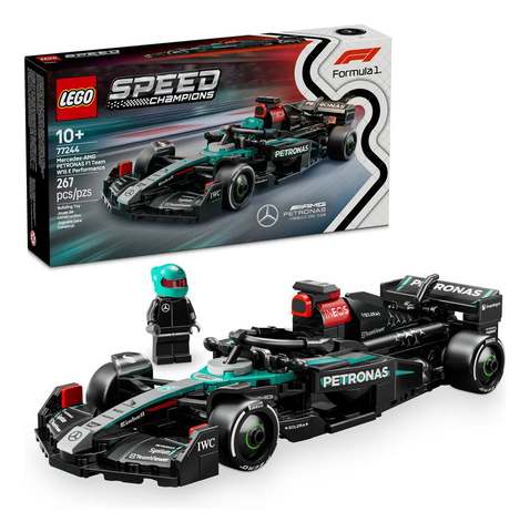 Lego Speed Champions Carro De Corrida Mercedes-amg F1 W15 77244; Carro De Fórmula 1 De Brinquedo Para Montar E Colecionar