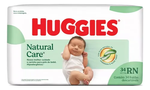 fralda-premium-huggies-natural-care-rn-34-un - Imagem