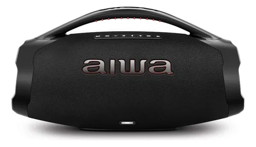 Caixa De Som Boombox Aiwa Aws-bbs-01b 200w Rms Bluetooth Res Cor Preto