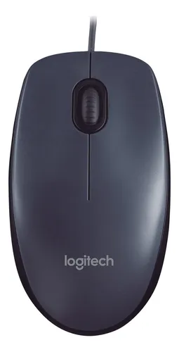 mouse-com-fio-logitech-m90-preto - Imagem