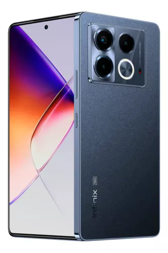 smartphone-infinix-note-40-5g-8gb-ram-256gb-camera-tripla-108mp-selfie-32mp-nfc-678-amoled-dual-chip-preto-w45y - Imagem