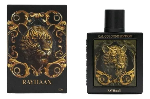Perfume Masculino Rayhaan Tiger EDP 100ml Notas Amadeiradas Árabes