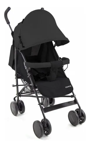carrinho-de-bebe-cosco-kids-hobby-preto-mescla - Imagem