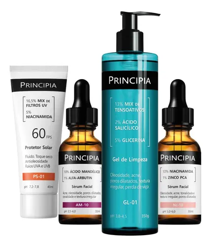 Principia Kit Primeira Rotina Avançada C/ Gl-02 + Nc-10 + Ah-2 + Ps-01