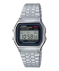 Relógio de pulso Casio Vintage A159 com corpo cinza