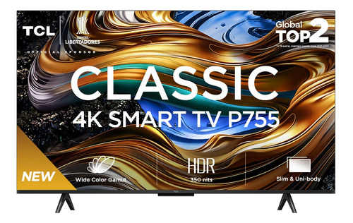 tcl-classic-4k-smart-tv-43-p755-google-tv-dolby - Imagem