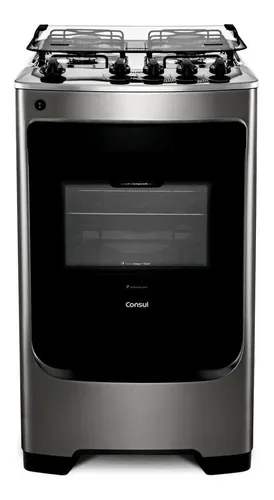 fogao-consul-4-bocas-cor-inox-com-acendimento-automatico-c - Imagem