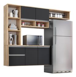 cozinha-compacta-sol-5-portas-1-gav-cor-branco - Imagem