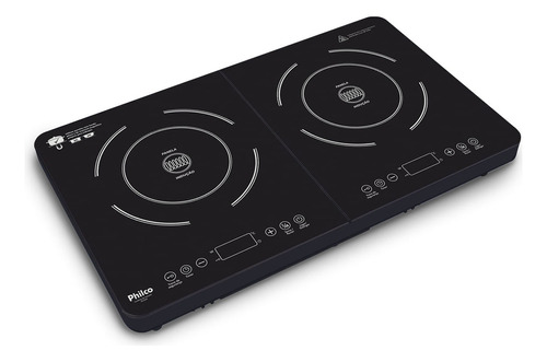 cooktop-inducao-philco-pct20p-portatil-2-bocas-8-potencias-cor-preto-220v - Imagem