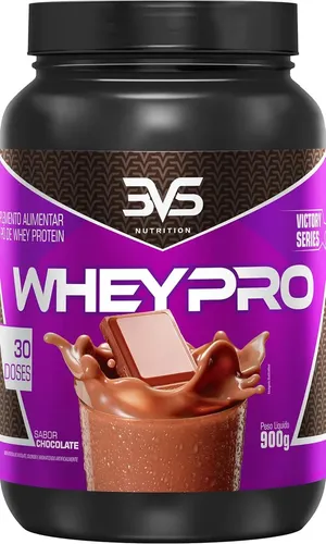 Whey Protein PRO Concentrado 900g Sabor Chocolate - Fórmula Avançada Com Insumos Importados.
