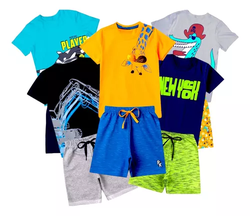 kit-10-pecas-de-roupa-1-ao-14-masculino-moletom-verao - Imagem