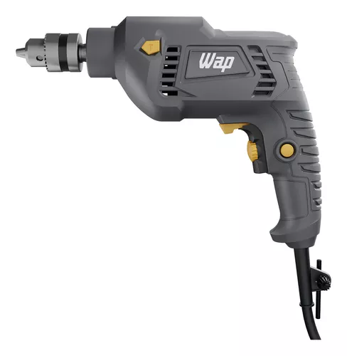 parafusadeira-e-furadeira-de-impacto-wap-wf-700fe-mandril-de-38-700w-cinza-e-amarela-110v - Imagem
