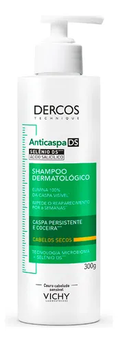 shampoo-anticaspa-cabelos-secos-300g-dercos-ds-vichy - Imagem