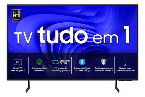samsung-smart-tv-50-uhd-4k-50du7700-2024-processador-crystal-4k-gaming-hub-som-em-movimento-virtual-ai-energy-mode-controle-solarcell - Imagem