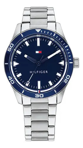 Relógio Tommy Hilfiger Masculino Aço Prateado 1791817