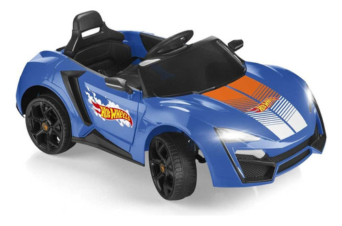 carro-eletrico-radio-ride-on-hot-wheels-multikids-br1383-cor-azul - Imagem
