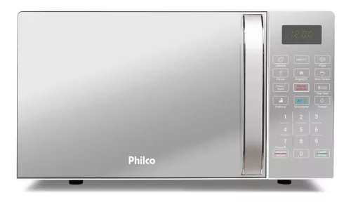 micro-ondas-philco-pmo123-capacidade-20-litros-1100w-branco-espelhado-funcao-tira-odor-110v - Imagem
