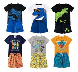 kit-12-pecas-de-roupa-1-ao-14-masculino-6-camiseta-6-shorts - Imagem