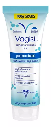 sabonete-intimo-feminino-vagisil-ph-equilibrio-fortalecer-defesas-naturais-300g - Imagem