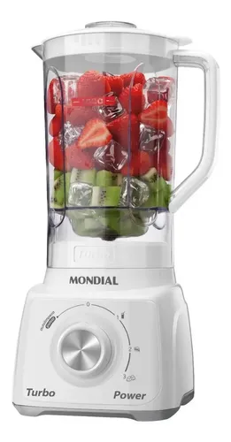 Liquidificador Turbo Power Mondial 550w L-99 Wg Branco/cinza 220v