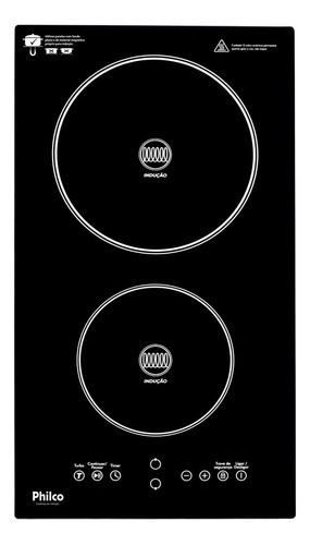 cooktop-de-inducao-philco-pct11p-9-niveis-turbo-3400w-220v - Imagem