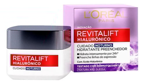 creme-hidratante-facial-revitalift-hialuronico-noturno-49g-loreal-paris - Imagem