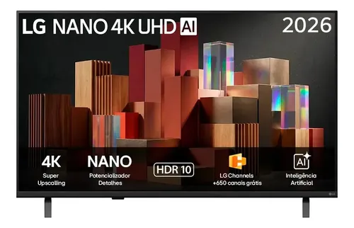 Smart TV LG 50'' 4K Ultra HD Nano AI Magic Webos 26 50un85