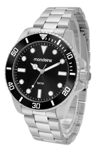 relogio-prata-masculino-mondiane-32549g0mvne1-cor-da-correia-prateado-cor-do-fundo-preto - Imagem