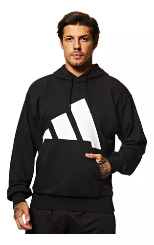 moletom-masculino-essentials-big-logo-capuz-adidas - Imagem