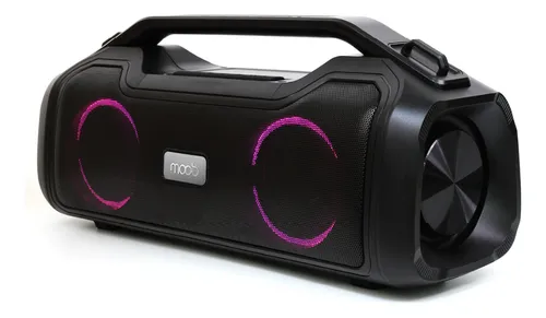 caixa-de-som-80w-portatil-bluetooth-50-moob-fun-cor-preto-110v220v - Imagem