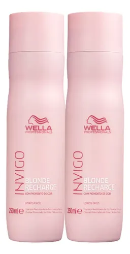 Kit Wella Prof Invigo Blonde Recharge-sh 250ml (2 Un)