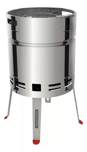 churrasqueira-a-carvao-tcp-400-aco-inox-tramontina - Imagem