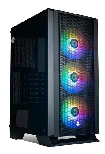 gabinete-gamer-mancer-narok-rgb-mid-tower-com-3-ventoinhas-cor-preto - Imagem