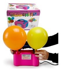 maquina-de-encher-bexiga-balao-bomba-eletrica-2-bicos-mega - Imagem