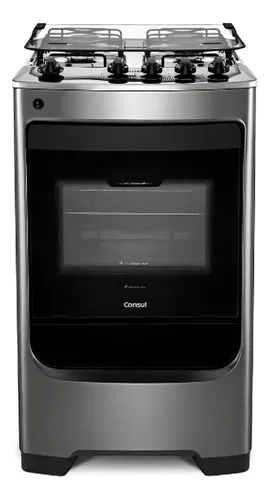 fogao-consul-cf04nar-4-bocas-acendimento-aut-inox-127220v - Imagem