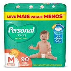 fralda-protect-sec-90-unidades-tamanho-medio-personal-baby - Imagem