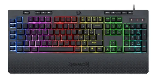 teclado-gamer-redragon-shiva-k512-rgb-qwerty-cor-preto-com-luz-rgb - Imagem