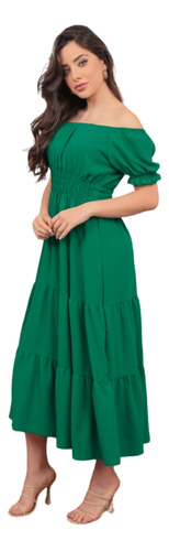 vestido-longo-feminino-ciganinha-moda-evangelica-festa-luxo - Imagem