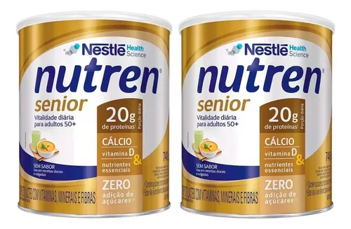 kit-2x-lata-nestle-nutren-senior-740g-sem-sabor-c2un - Imagem