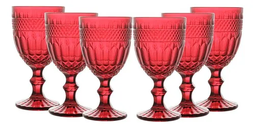 6-tacas-wolff-brand-de-vidro-vermelho-345ml - Imagem