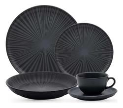 aparelho-de-jantar-e-cha-20-pecas-oxford-flat-onix - Imagem