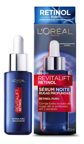 serum-retinol-noturno-antirrugas-loreal-paris-revitalift - Imagem