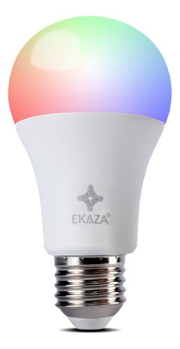lampada-inteligente-ekaza-ekhm-t609-rgb-a60-9w3rgb-smart-alexa-e-google-home - Imagem