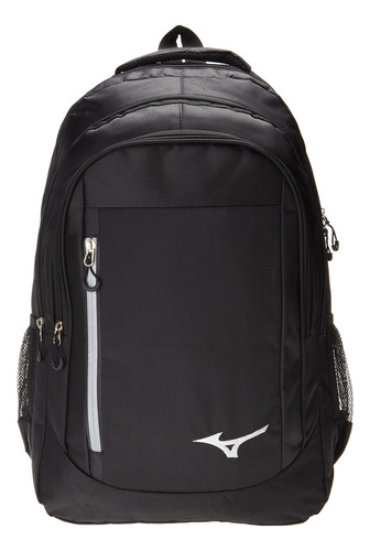 mochila-mizuno-core-cor-pret90-desenho-do-tecido-liso - Imagem