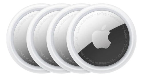 airtag-apple-rastreador-pack-c-4-unidades-original - Imagem