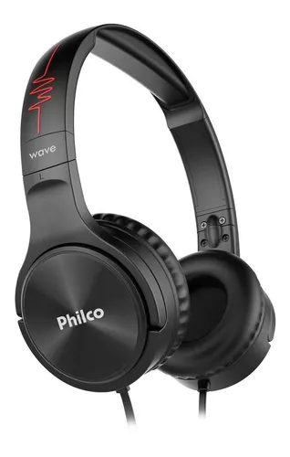 fone-de-ouvido-philco-pfo02p-wave-flat-cor-preto - Imagem