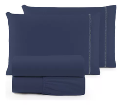 conjunto-lencol-solteiro-2-pcs-com-fronha-cama-box-400-fios - Imagem