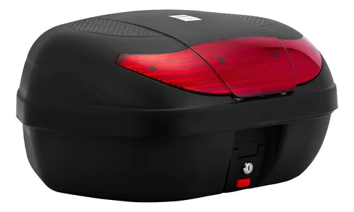 Baú Bauleto Maleiro Moto Pro Tork 45 Litros Para 2 Capacetes